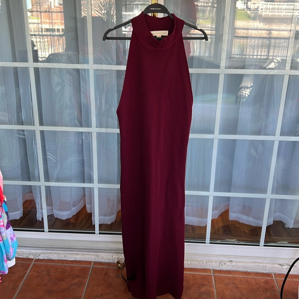 NBW Racerback body con ribbed dress